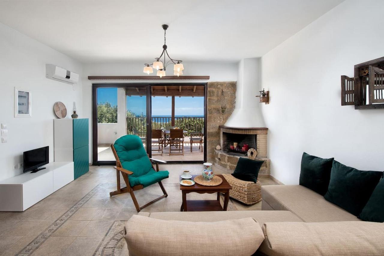 Cedrus And Sea, Beachfront House, Gennadi, Rhodes Luaran gambar